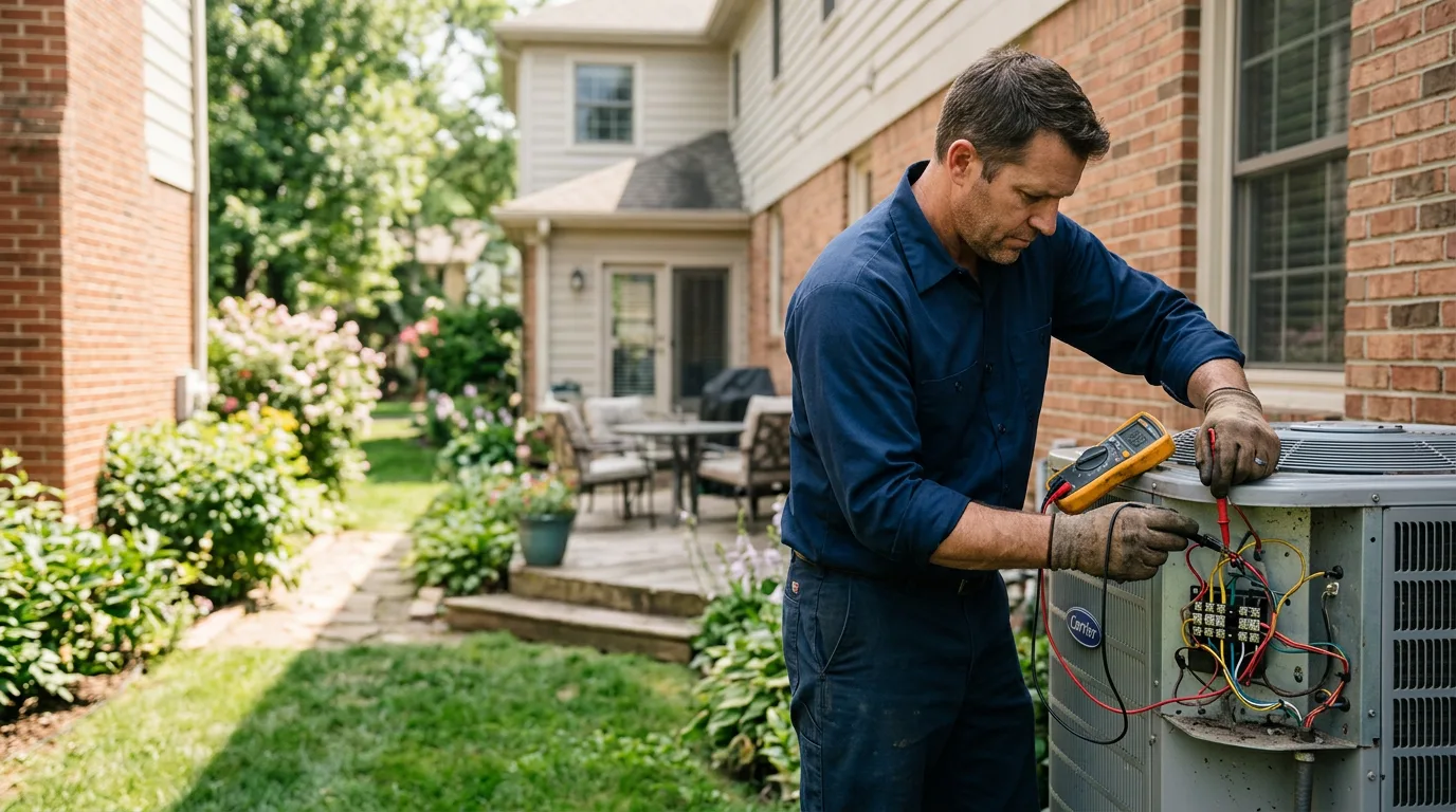 HVAC technician working near Cornelius, OR